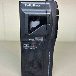 RadioShack 43-476 Voice Activated Microcassette Recorder 2-Speed